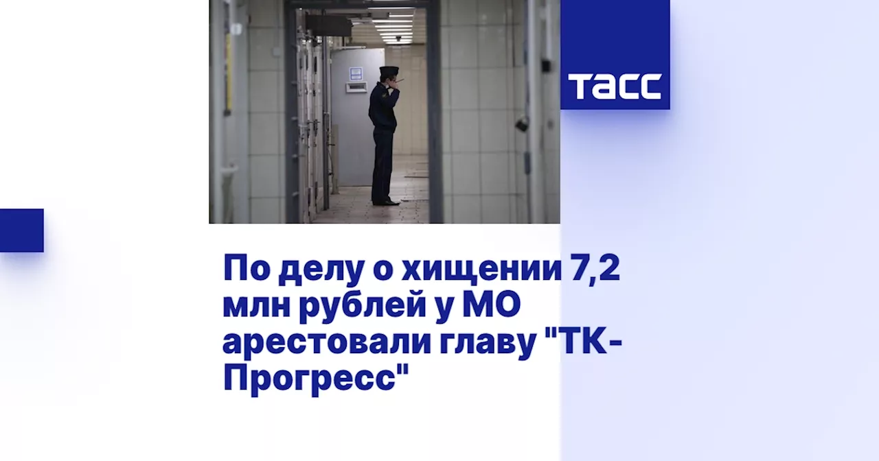 По делу о хищении 7,2 млн рублей у МО арестовали главу 'ТК-Прогресс'