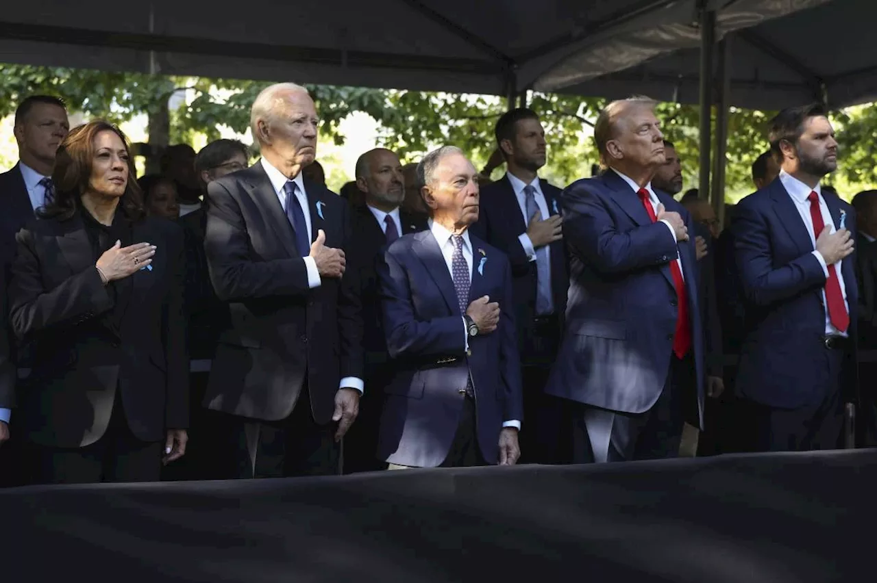 9/11 anniversary brings Biden, Harris and Trump together at ground zero