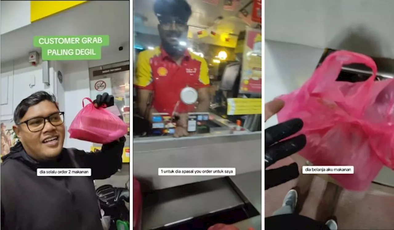 [Watch] “Stubborn” Seremban Dude Keeps Ordering Extra Food, One For Rider