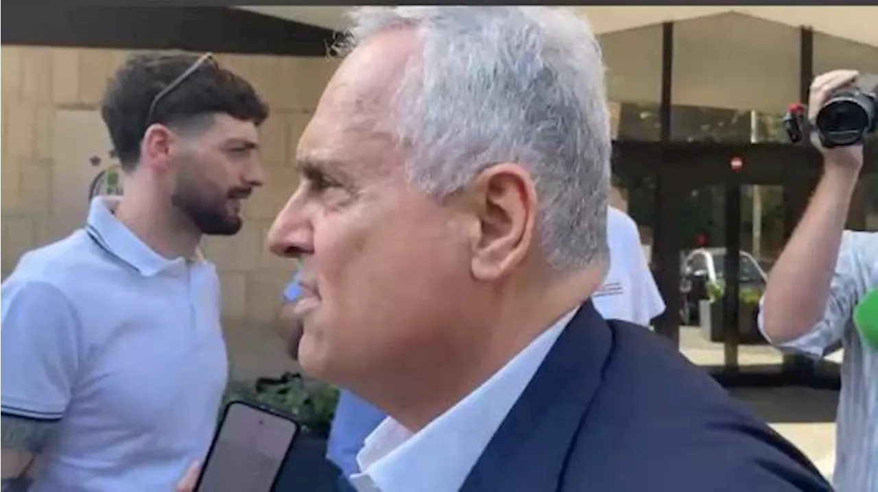 Lazio, Lotito: 'Non c'è nessun caso Provedel, sia lui che Mandas sono portieri di valore'