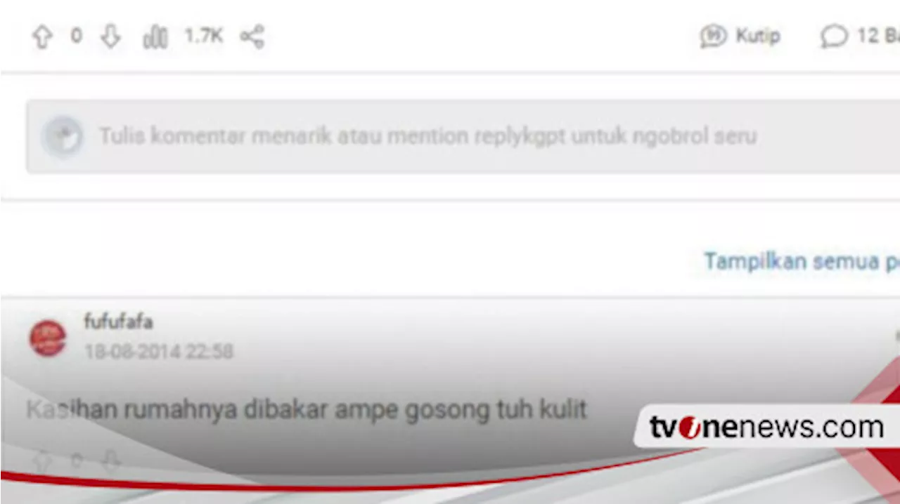 Bukan Cuma Mencela Orang, Fufufafa Juga Rasis