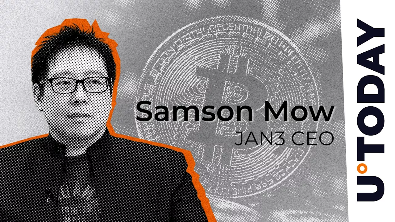 '$1 Million Bitcoin' Samson Mow Names Bearish Estimate for BTC Price