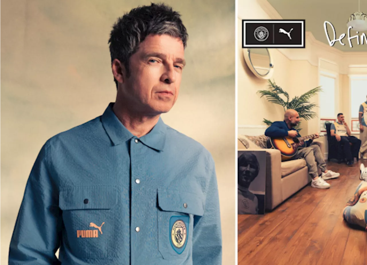 Manchester City y Noel Gallagher presentan el cuarto uniforme 2024-25 inspirado en Oasis