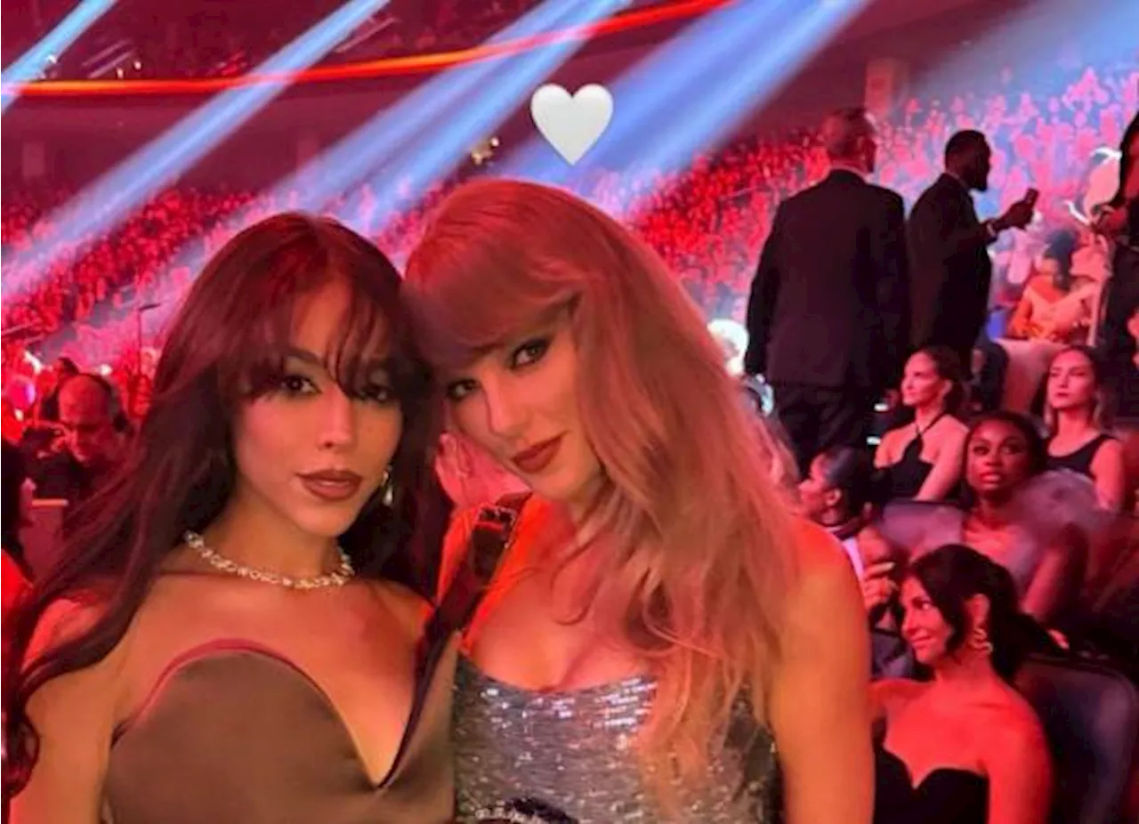 ¿Se viene collab? Danna y Taylor Swift comparten foto juntas en los MTV VMA´S