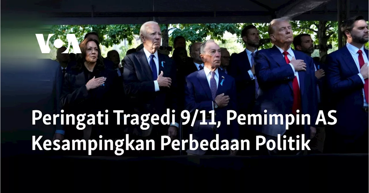 Peringati Tragedi 9/11, Pemimpin AS Kesampingkan Perbedaan Politik