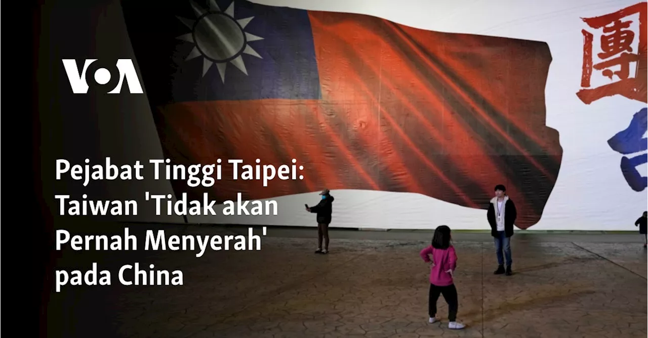 Taiwan Tegas Tolak Klaim China, Bertekad Jaga Kedaulatan