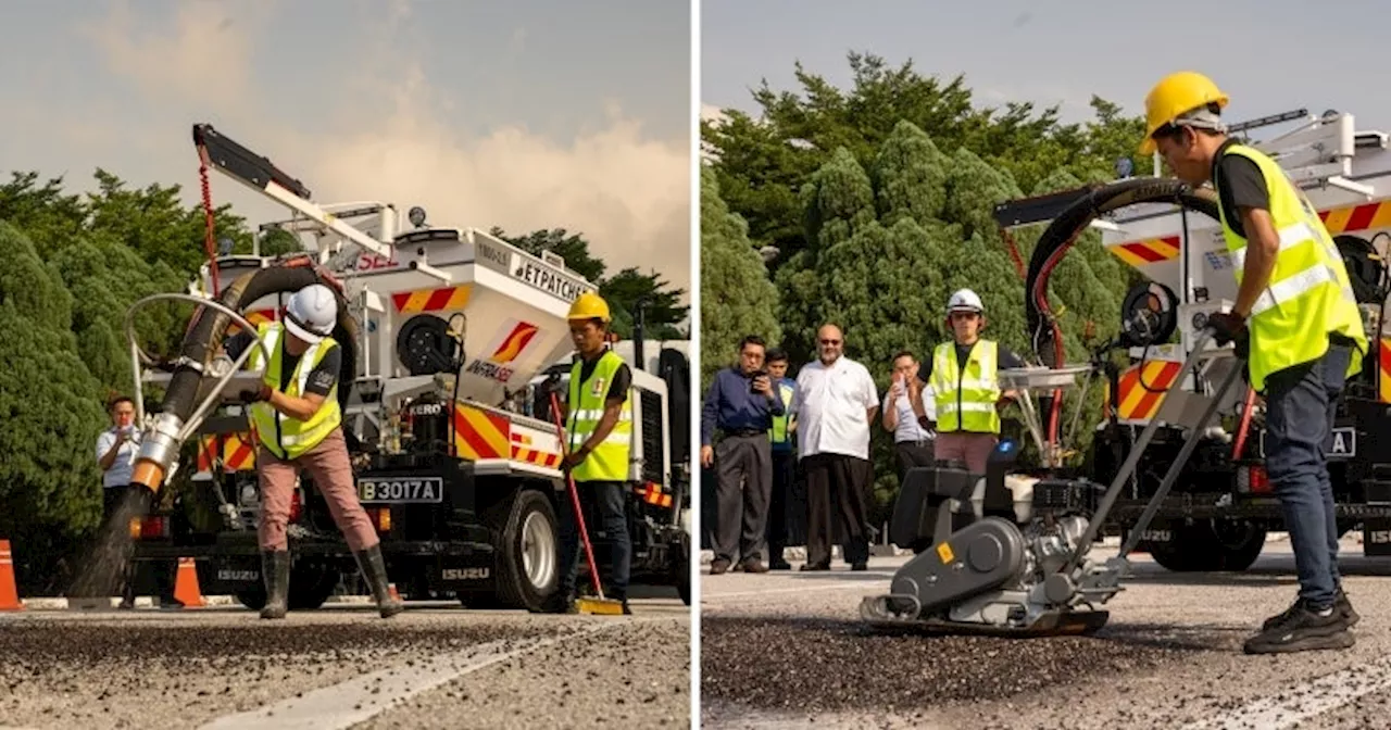 Selangor Govt Buys New RM1 Million 'Jetpatcher' Machine That Can Patch Potholes in Just 15 Minutes!