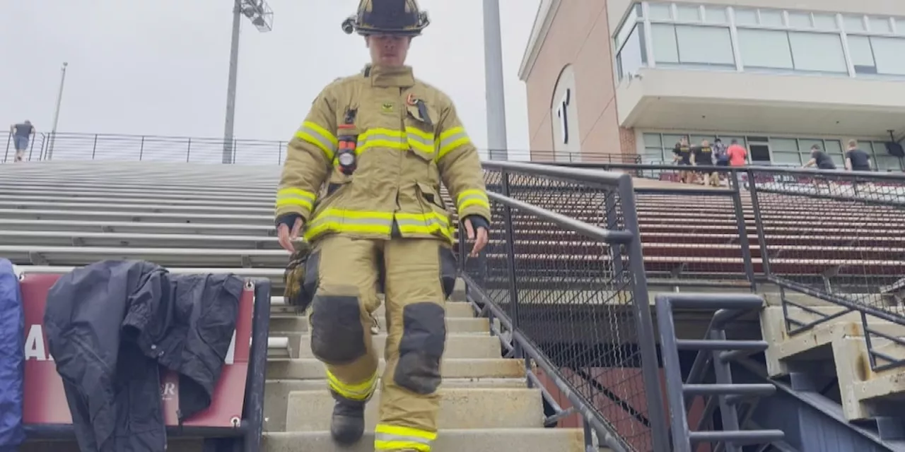 Troy University holds 9/11 memorial stair climb