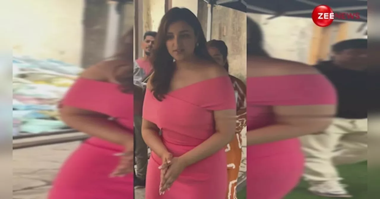 पिंक आउटफिट में बला की खूबसूरत दिखीं Parineeti Chopra, क्यूटनेस भरी अदाओं ने जीत लिया फैंस का दिल