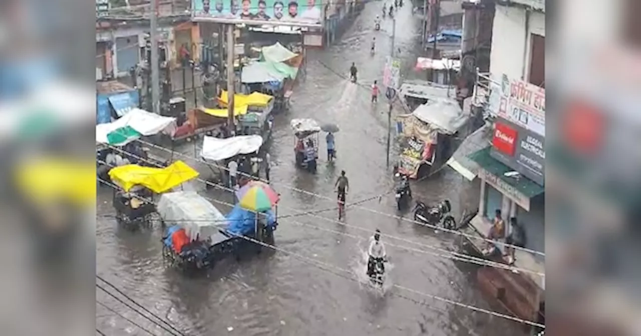 Photos: धौलपुर में बारिश ने मचाया बवाल, मकान-सड़कें-गलियां सब हुए पानी-पानी