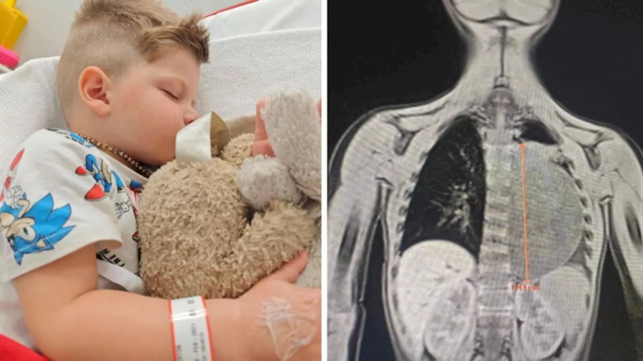 Little AJ was sent home from hospital with the flu. Then his doctor noticed something ‘wasn’t quite right’