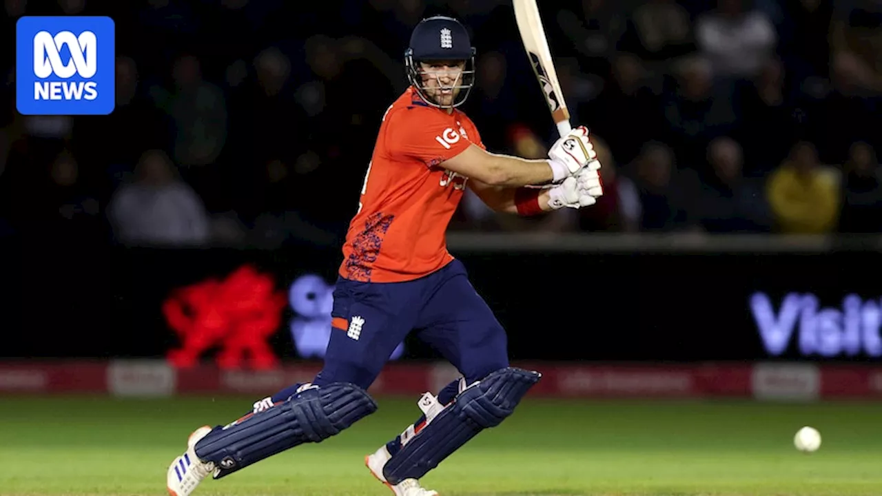 England beats Australia by three wickets in second T20 international to level series at 1-1