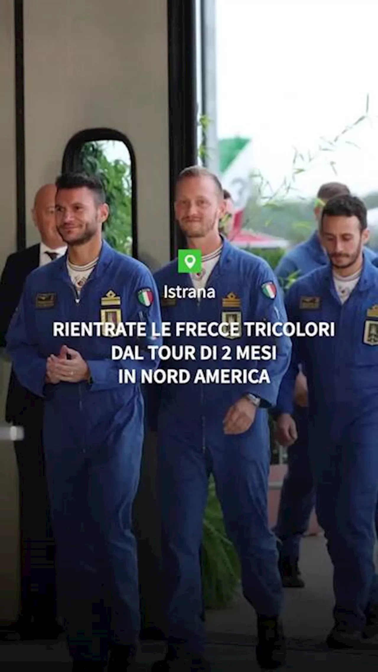 Rientrate le Frecce Tricolori dal tour di 2 mesi in Nord America