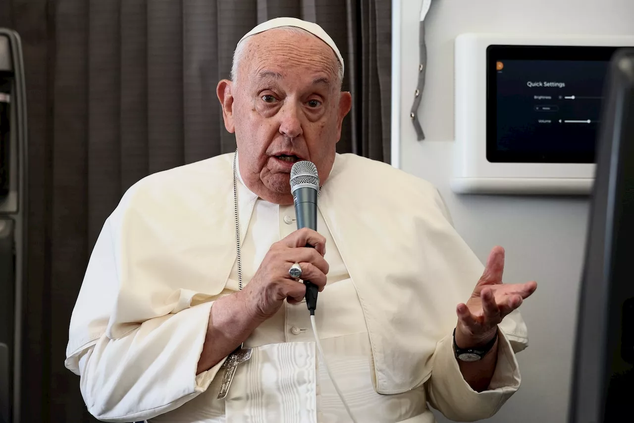 Pope tells Americans to choose ‘lesser evil’ between Kamala Harris and Donald Trump