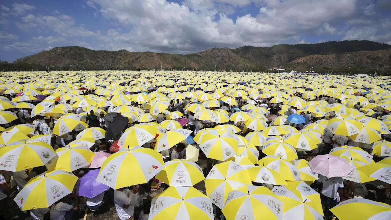 AP PHOTOS: Pope Francis concludes Asia-Pacific visit to 4 countries in his longest trip ever