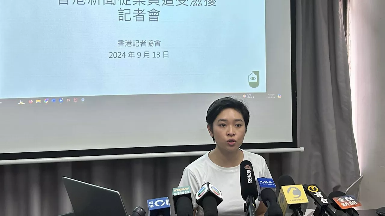 Dozens of Hong Kong journalists and some of their families have been harassed, media group says