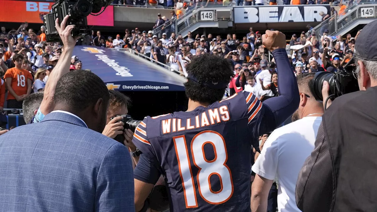 Williams could be down 2 WRs with Odunze, Allen game-time decisions for Bears against Texans