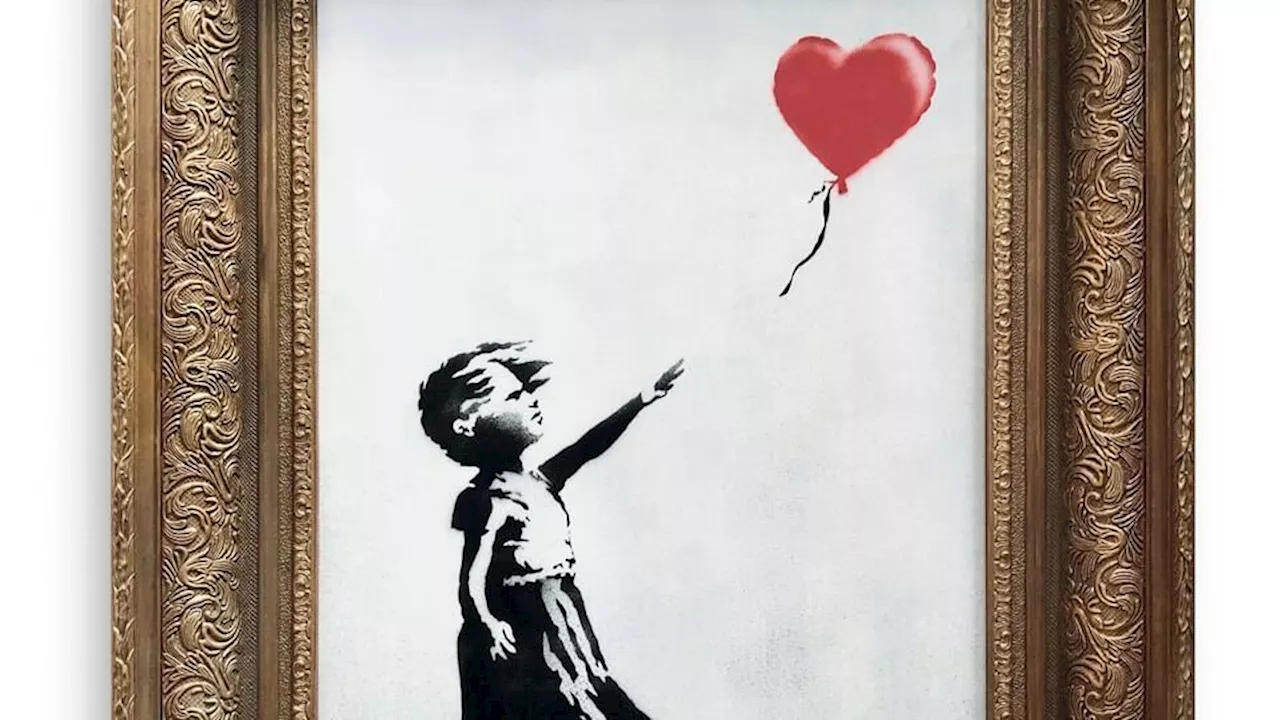 Diebe klauen Banksy-Bild „Mädchen mit Ballon“ aus Galerie in London