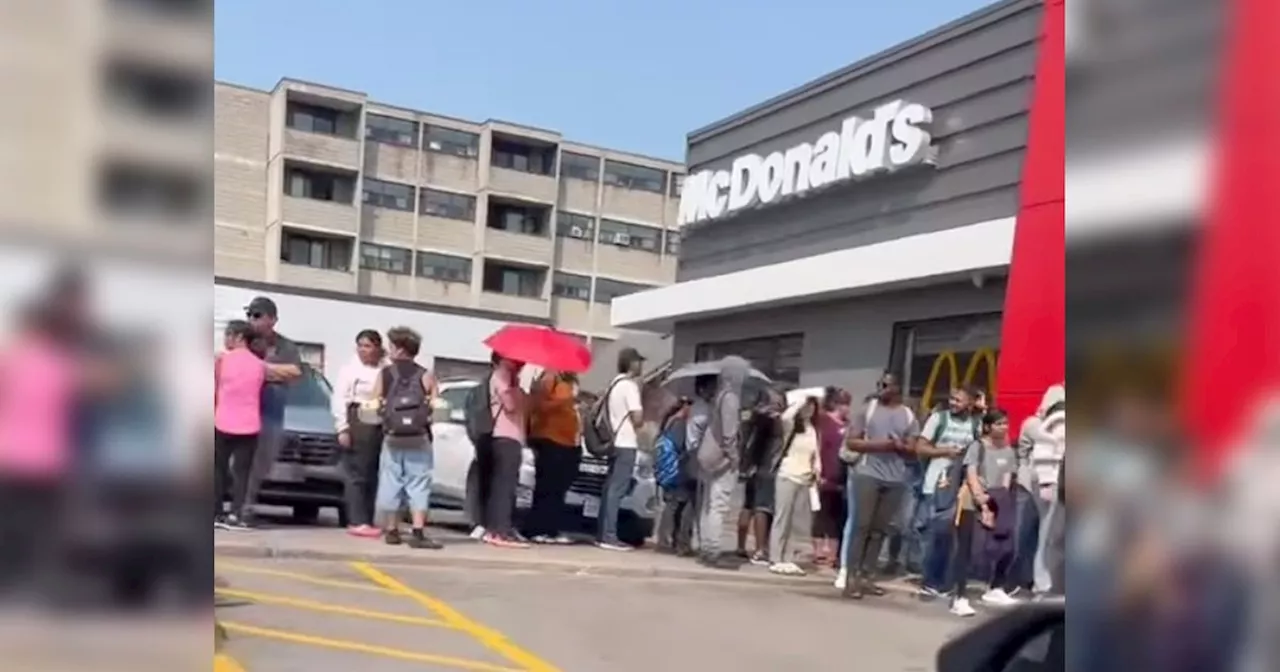 Crowds lining up to apply at Ontario McDonald's shows reality of current job market