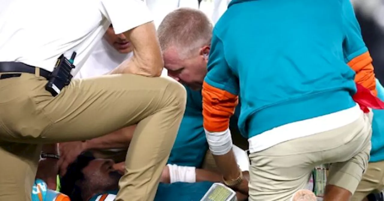 VIDEO: Dolphins’ Tua Tagovailoa Concussed Again After Collision with Bills’ Damar Hamlin