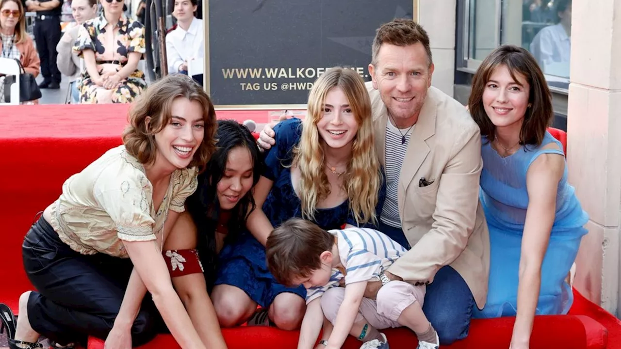 Ewan McGregor: 'Star Wars'-Star mit Familie auf dem 'Walk of Fame'