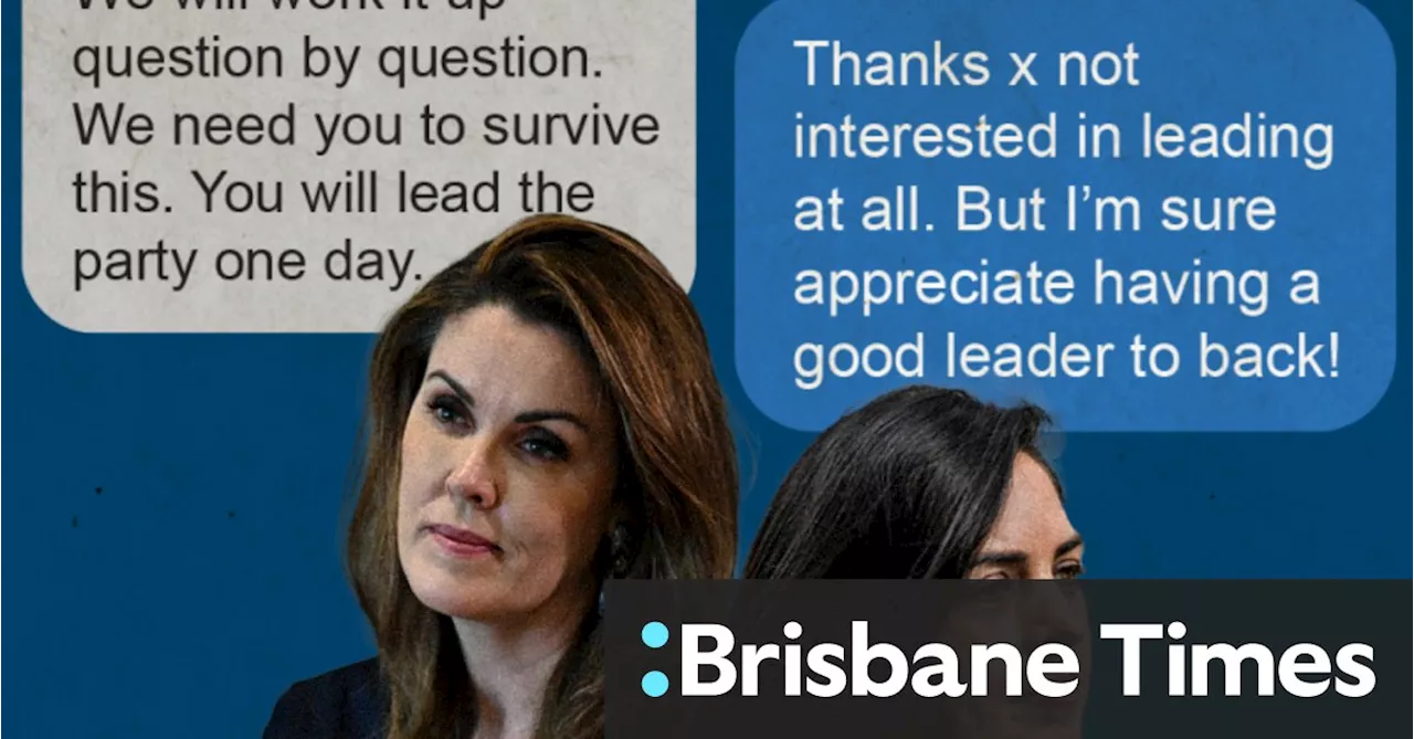 ‘Terrify them’: Text trove reveals Credlin’s secret advice to Deeming