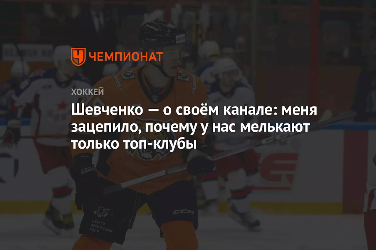 Шевченко — о своём канале: меня зацепило, почему у нас мелькают только топ-клубы