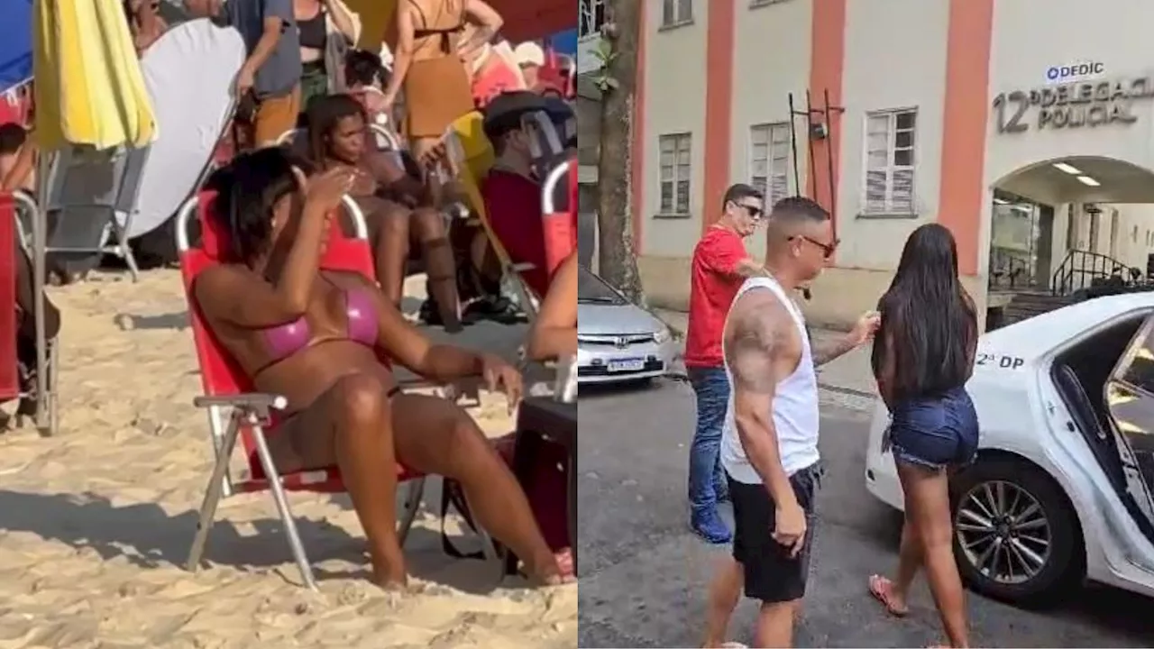 Líder de quadrilha do “Boa noite Cinderela” é presa tomando sol em Copacabana