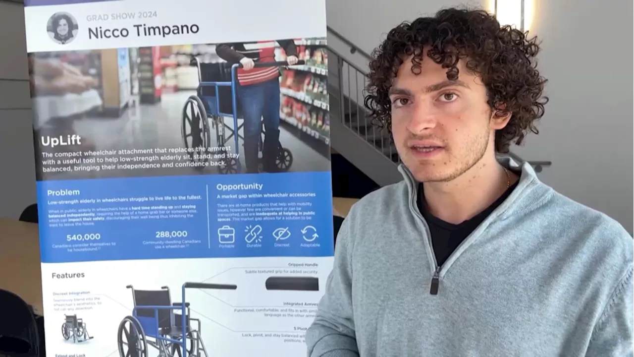 Carleton University student wins award for device to help wheelchair users