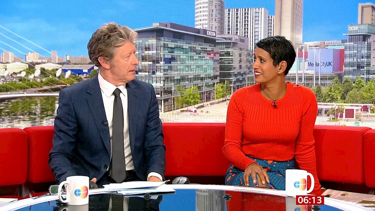 BBC Breakfast's Naga Munchetty teases 'disgusted' Charlie Stayt