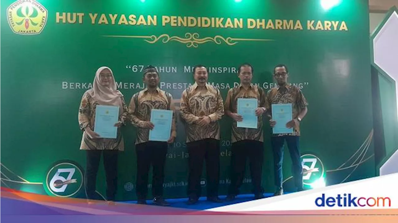 Dapat Hadiah Umrah, Ini Cerita Guru SMA-SMK Dharma Karya Berdedikasi