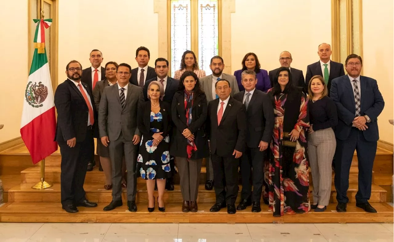 Luisa María Alcalde dialoga con presidentes de Tribunales estatales tras aprobación de la reforma judicial