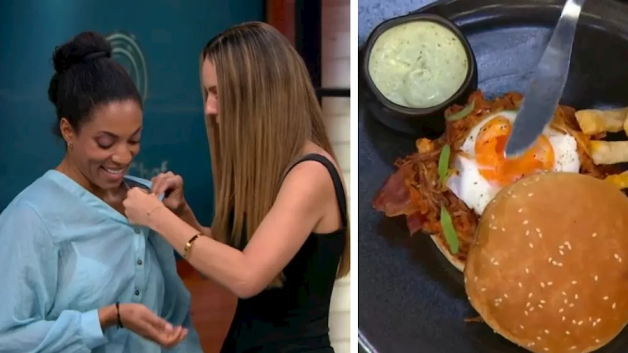 Pin de inmunidad consecutivo para Nina Caicedo en 'MasterChef Celebrity': preparó una hamburguesa con sabores criollos