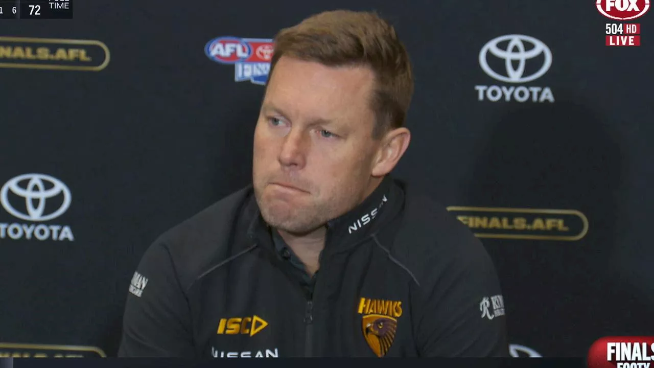 ‘Absolutely not’: Hawks coach left fuming over ‘very aggressive’ rival’s sledge of forward