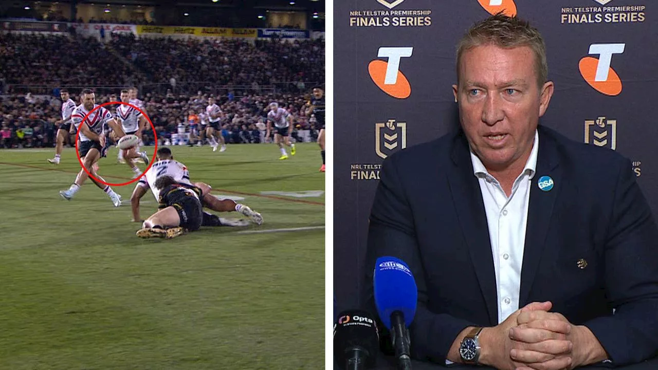 ‘You can’t get that wrong’: Robbo blasts veteran ref after brutal call denies Roosters comeback