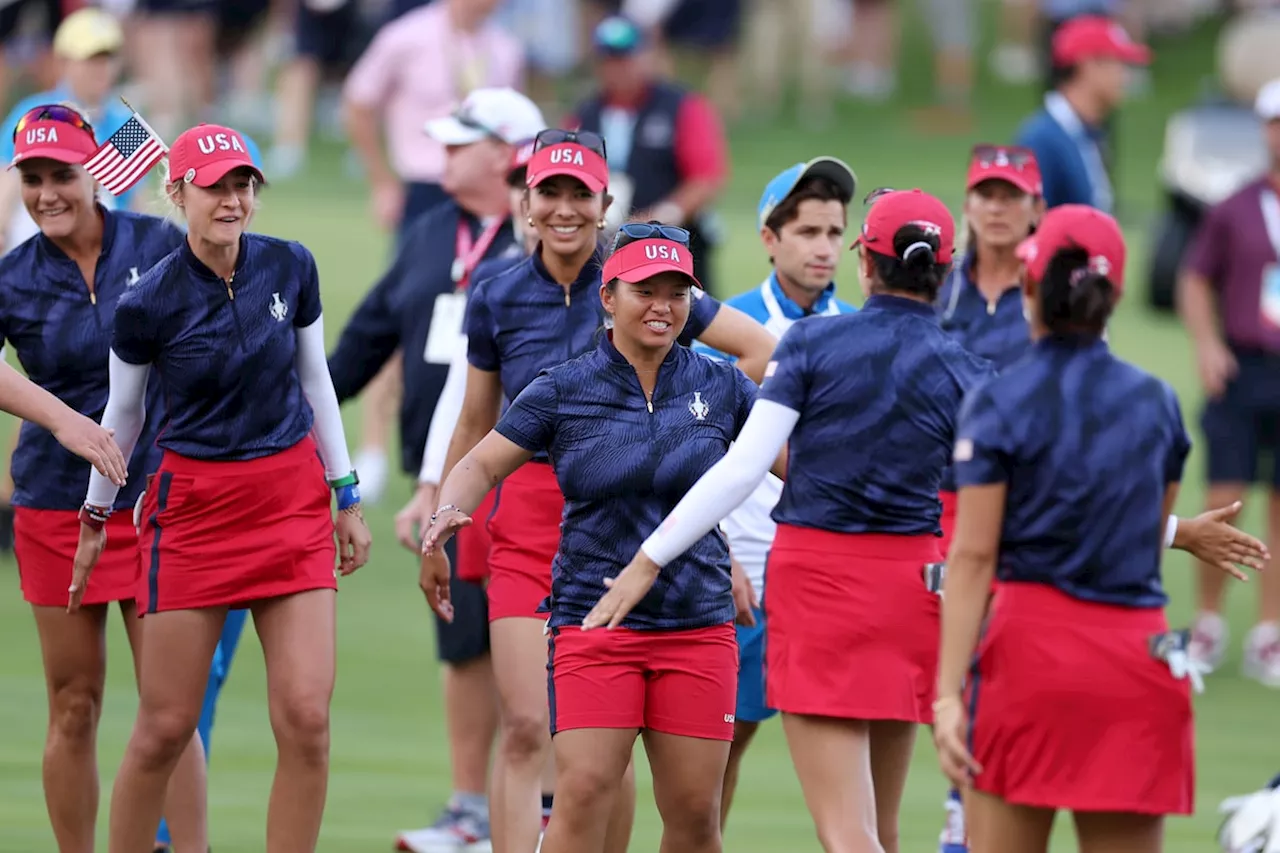 Korda leads Americans to a record-setting 6-2 margin on first day of Solheim Cup