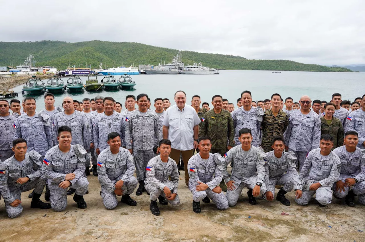 Teodoro, Brawner assess Palawan naval defense facilities