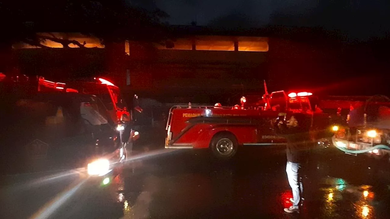 Pasar Comboran di Kota Malang Terbakar