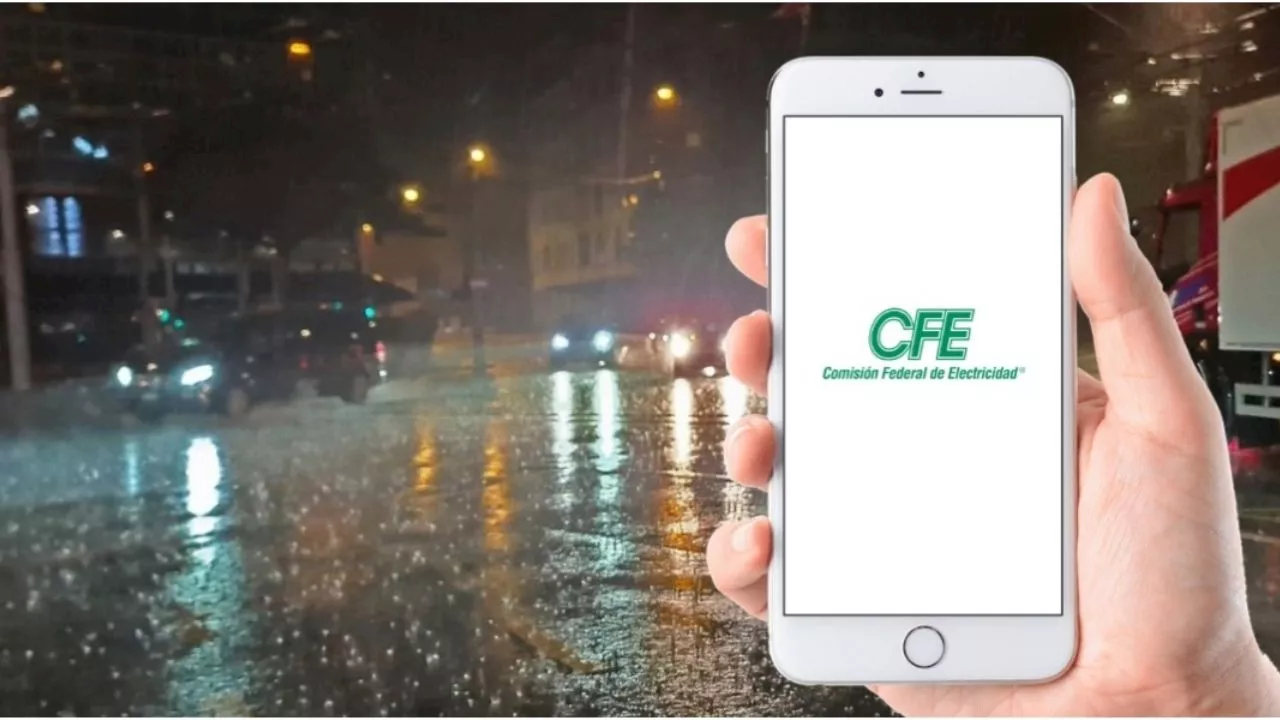 La CFE facilita el reporte de fallas eléctricas durante la temporada de lluvias