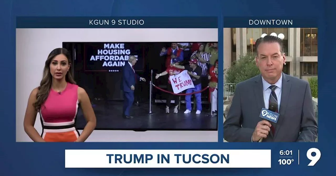 Trump speaks in Tucson on Thursday days after debate