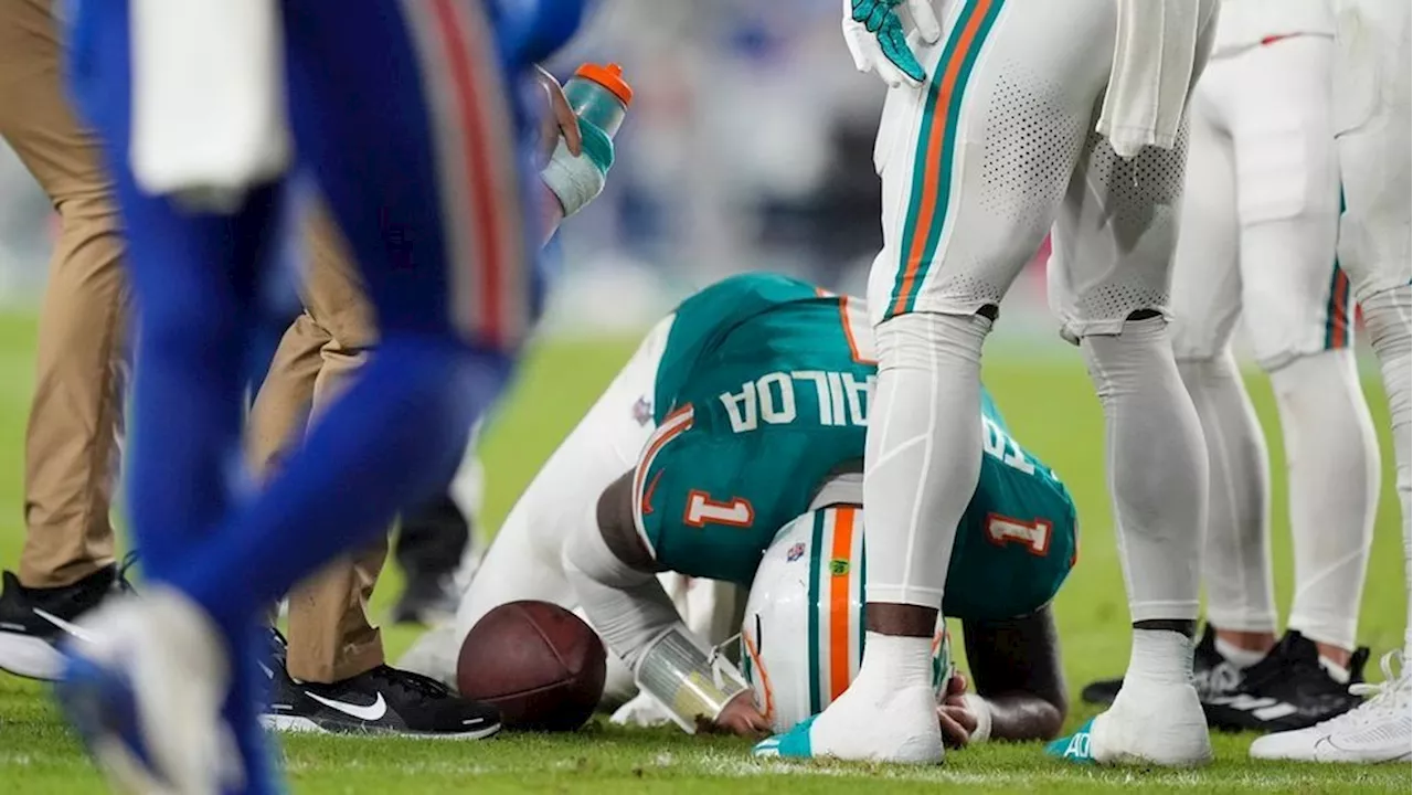 Tua Tagovailoa Suffers Third Career Concussion in Dolphins Loss to Bills