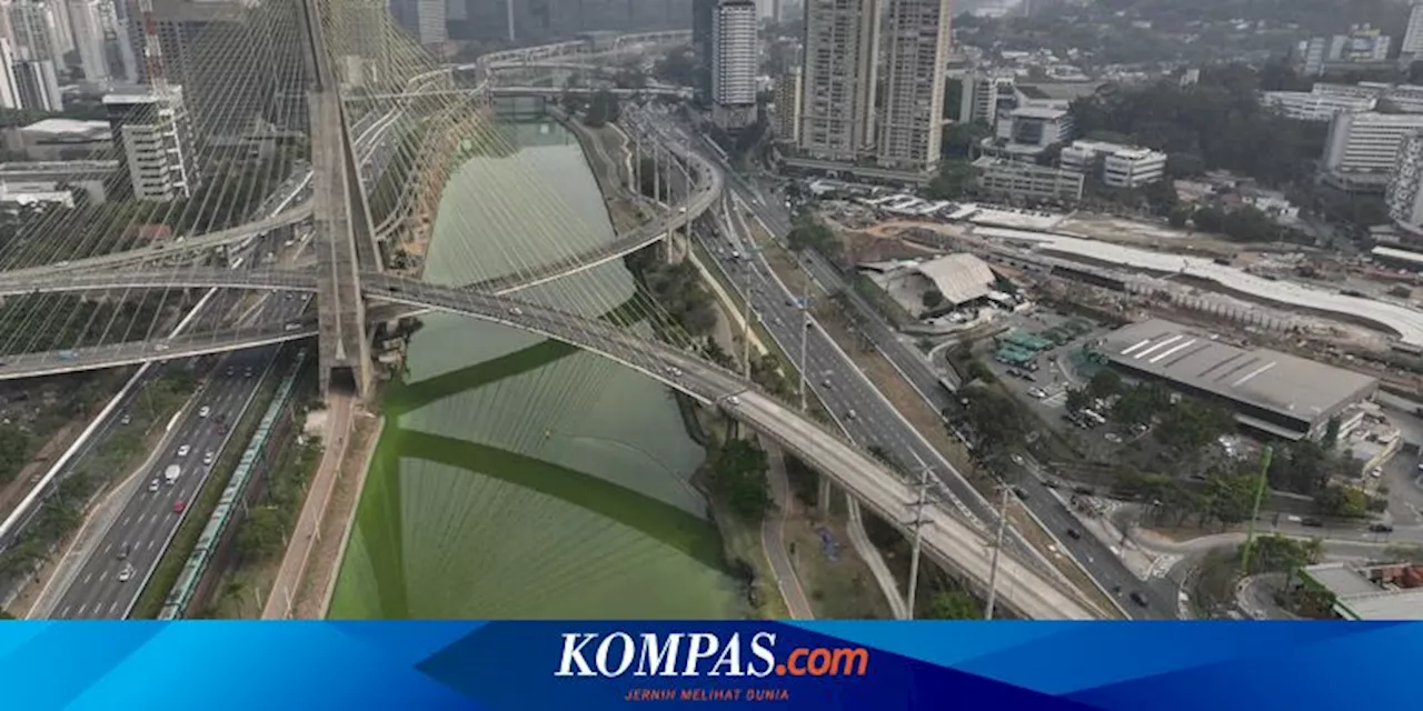 Sungai Sao Paulo Brasil Tiba-tiba Berwarna Hijau Zamrud, Ada Apa?