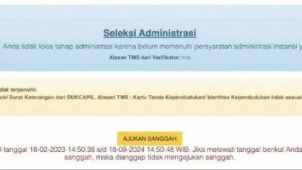 Diumumkan Besok, Ini Link dan Cara Cek Pengumuman Hasil Seleksi Administrasi CPNS 2024