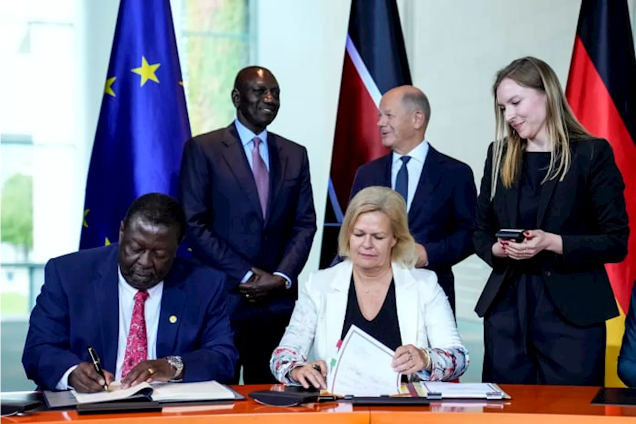 Germany and Kenya Sign Pact to Recruit Skilled Workers, Facilitate Repatriation