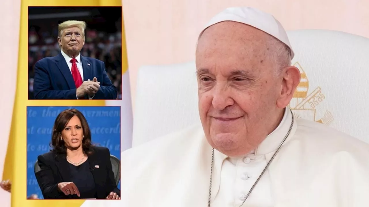 El Papa condena la postura antiinmigrante de Trump y proabortista de Harris