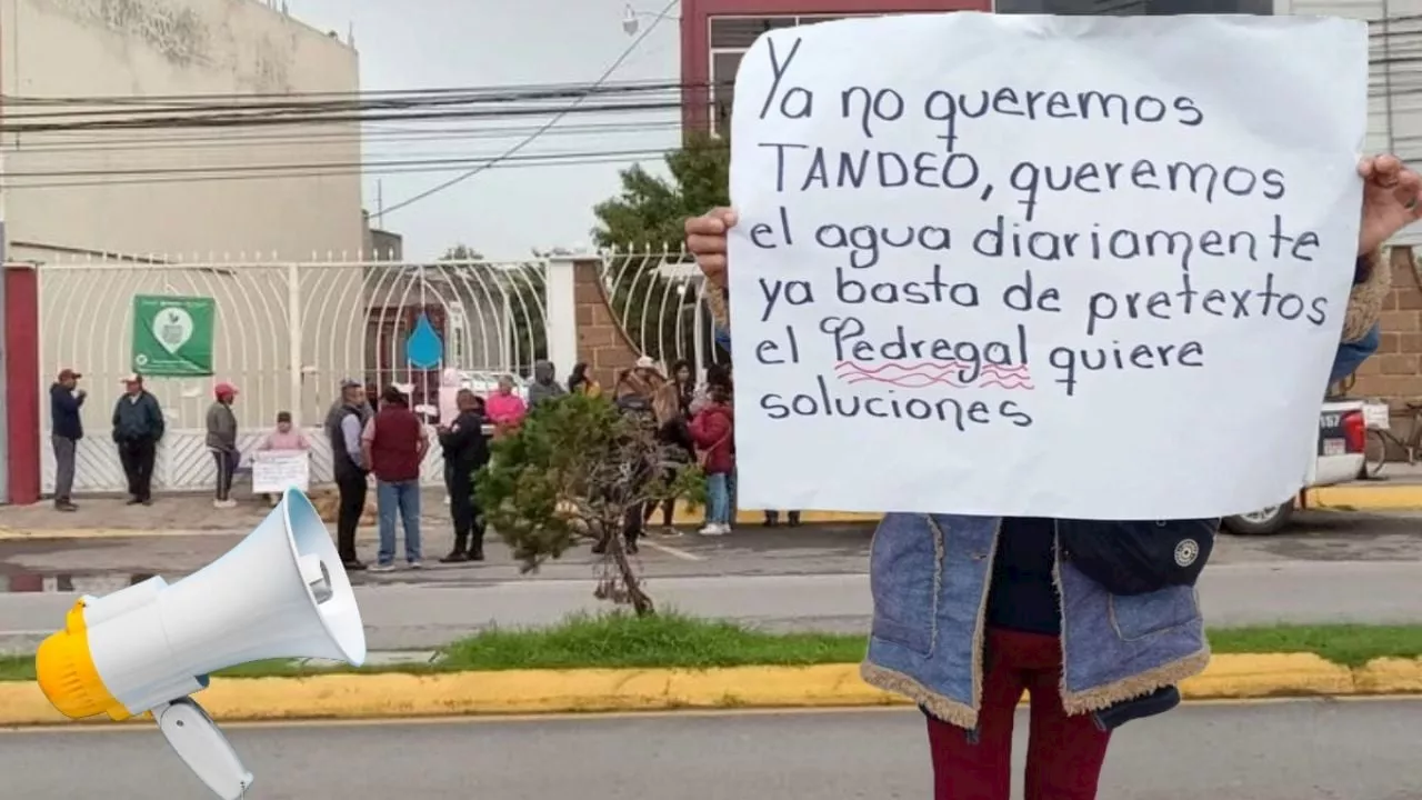 Manifestación en Tizayuca por falta de agua; no descartan hacer un bloqueo