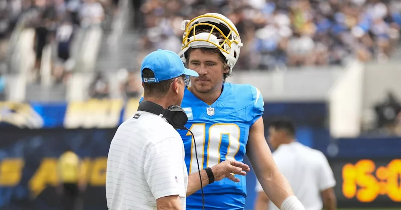 Jim Harbaugh's long connection with quarterbacks a hit with Chargers' Justin Herbert