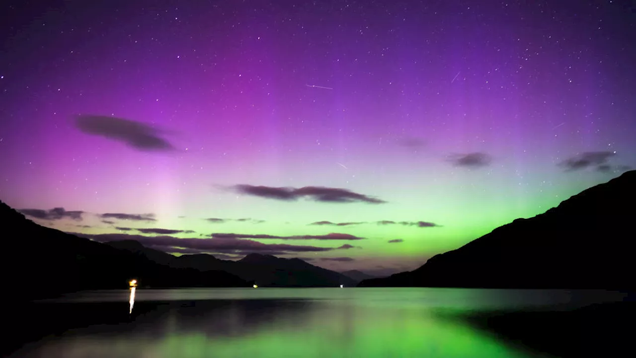 Northern Lights dazzle over UK as stargazers share stunning snaps of aurora borealis