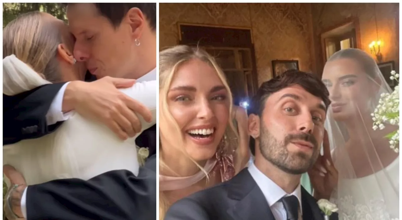 Veronica Ferraro e Davide Simonetta sposi, l'invida romantica di Chiara Ferragni: «Vorrei anche io un amore co