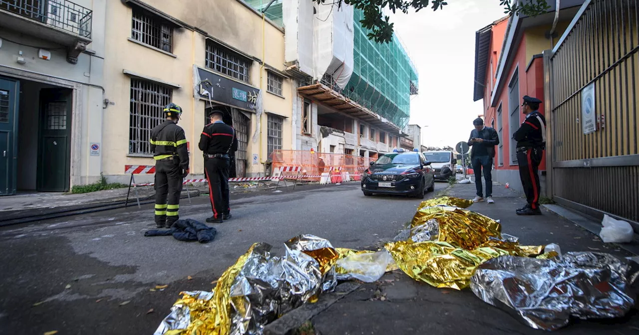 Milano, bruciati vivi nel rogo all&#039;emporio cinese: tre morti, l&#039;ipotesi del dolo